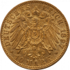 Gold Preussen 10 Mark Wilhelm II