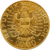 Österreich 1000 ÖS Babenberger 12,15g