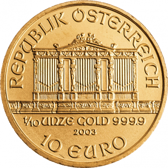 Gold Philharmoniker 1/10 Unze