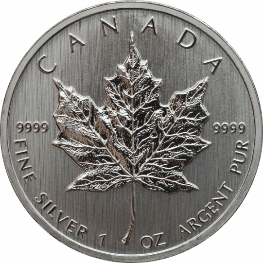  Maple Leaf Kanada 1 Unze Silber