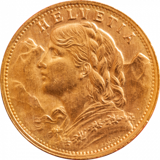 Schweiz 20 CHF Vreneli 5,80g