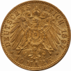 Gold Preussen 10 Mark Wilhelm II