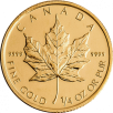 Maple Leaf 1/4 Unze Gold