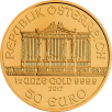 Gold Philharmoniker 1/2 Unze