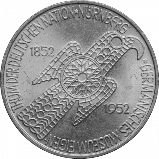 BRD 5.-DM Germanisches Museum 1952