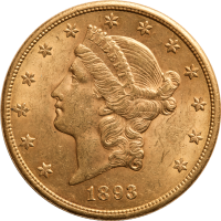 USA 20 $ Liberty Head