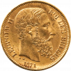 Belgien Leopold II 20 Francs