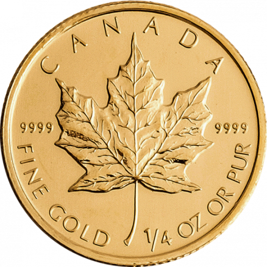 Gold Maple Leaf 1/4 Unze