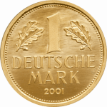 1 DM Goldmark 2001 12,00 g