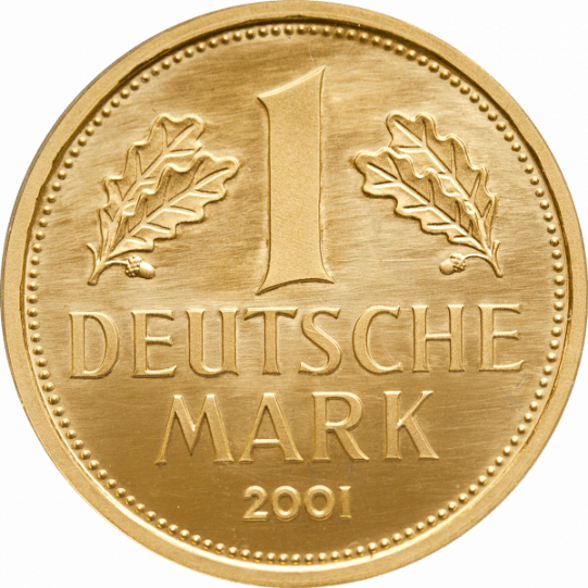 1 DM Goldmark 2001 12,00 g