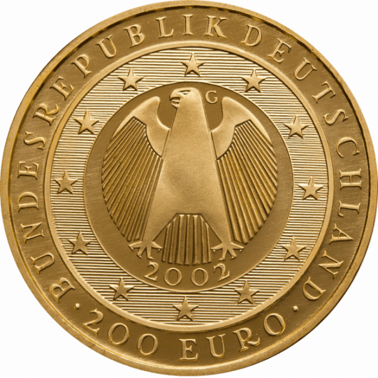 200 Euro Goldmz. 2002 31,1g