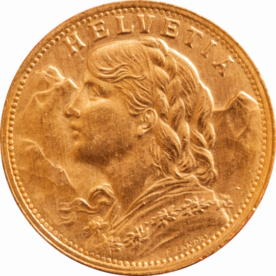 Schweiz 20 CHF Vreneli 5,80g